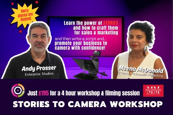 stories to camera workshop learn marketing in preston